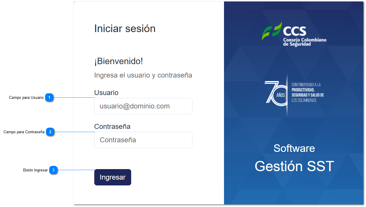 1.2. Ingreso al sistema